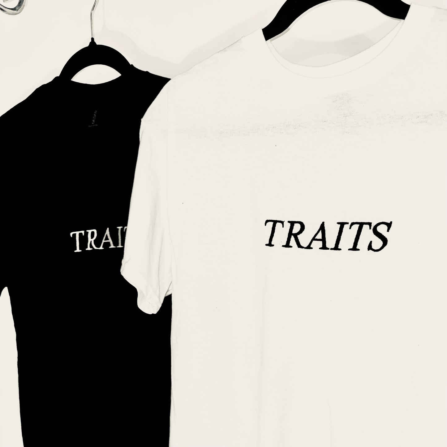 TRAITS Official Black Embroidered T-Shirt